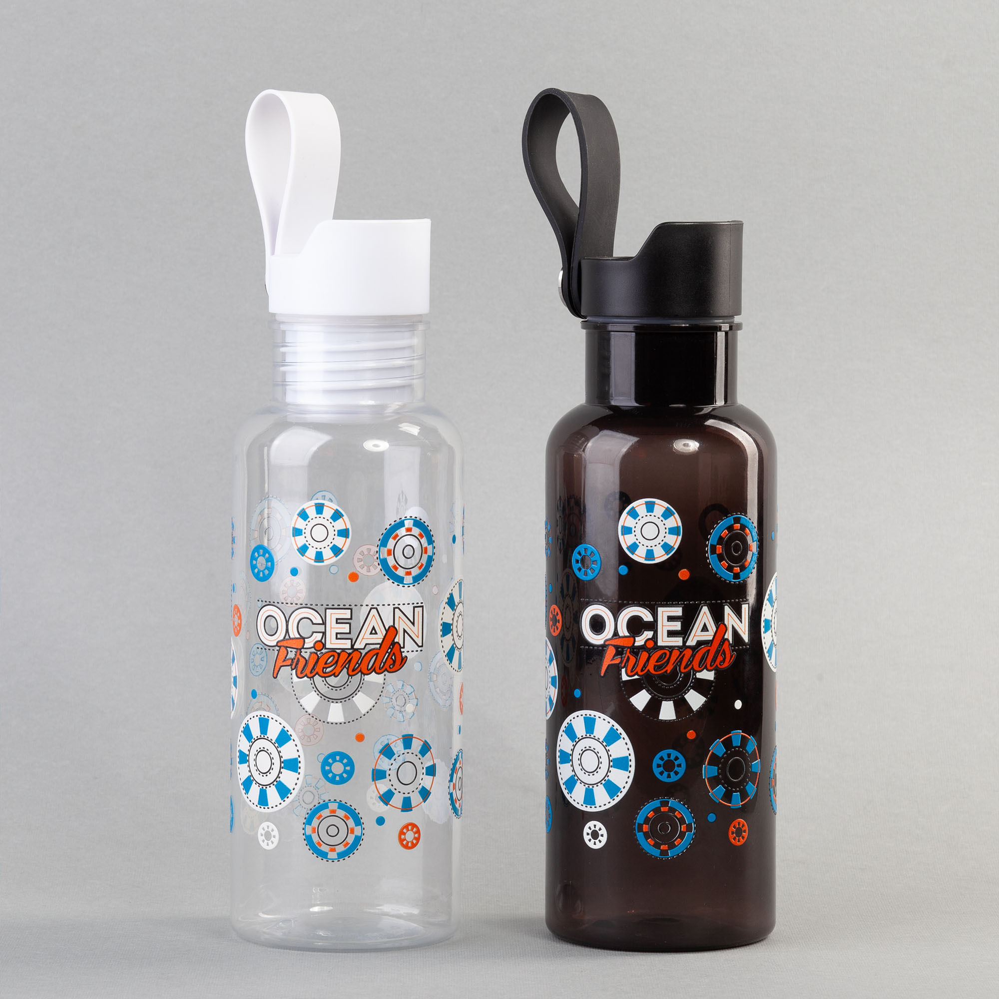 Бутылка для воды "Ариэль" 600 мл, белая, арт. 5452-1 - вид 8 из 9