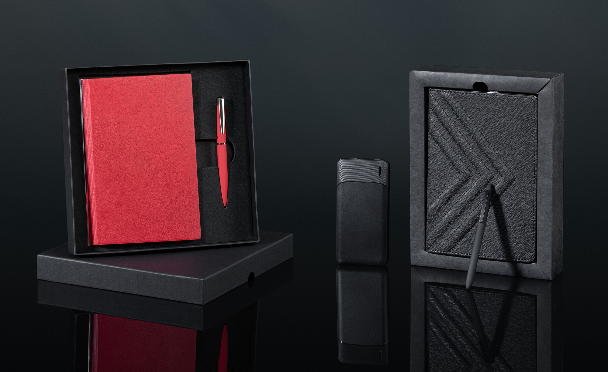 Набор подарочный "Total black", черный, арт. 7978-3 - вид 2 из 5