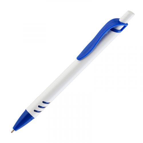 Ручка шариковая "Boston", белая/синяя, арт. 2217-2 - вид 1 из 1