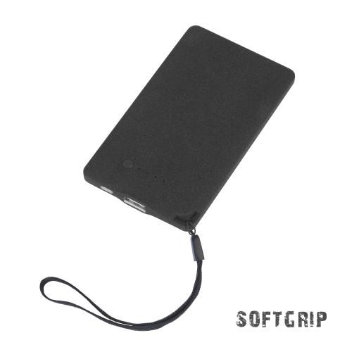 Зарядное устройство "Камень" с покрытием soft grip, 4000 mAh в подарочной коробке, черный, арт. 8842-3 - вид 1 из 5