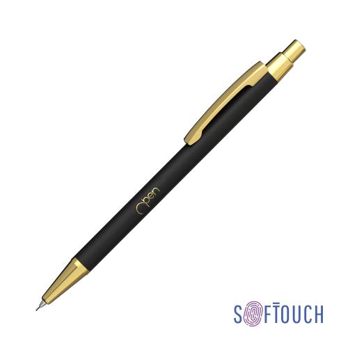 Карандаш механический "Ray", черный/золото, покрытие soft touch, арт. 7427-3G - вид 1 из 5