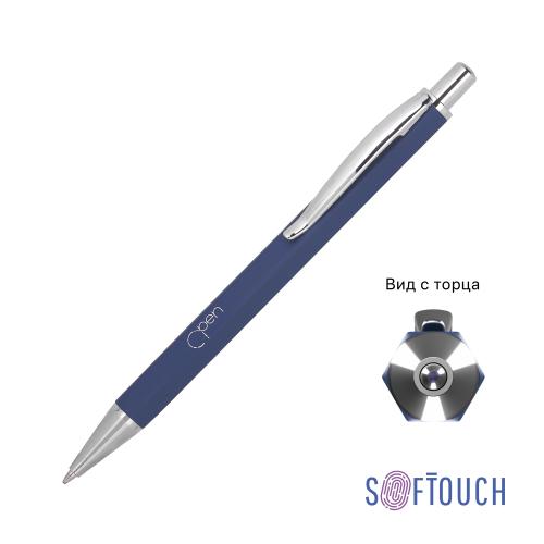 Ручка шариковая "Stanley", покрытие soft touch, цвет темно-синий