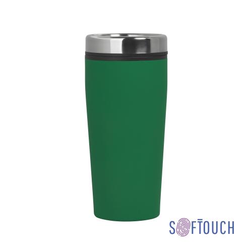 Термостакан "Европа", покрытие soft touch, 0,5 л., зеленый, арт. 6350-6 - вид 1 из 5