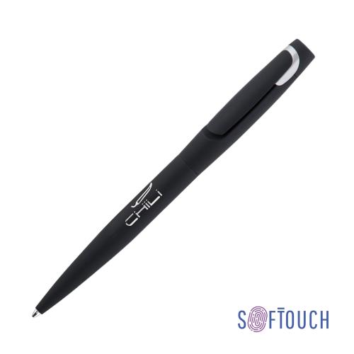 Ручка шариковая "Saturn", черный, покрытие soft touch, арт. 6846-3S - вид 1 из 4