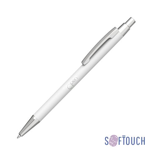 Ручка шариковая "Ray", белый, покрытие soft touch, арт. 7415-1S - вид 1 из 4