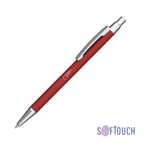 Ручка шариковая "Ray", красный, покрытие soft touch, арт. 7415-4S - вид 1 из 4