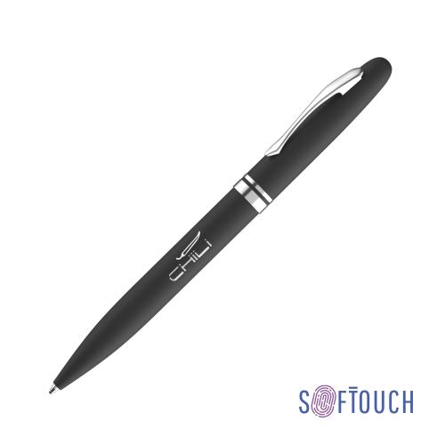 Ручка шариковая "Moon", черный, покрытие soft touch, арт. 6817-3S - вид 1 из 4