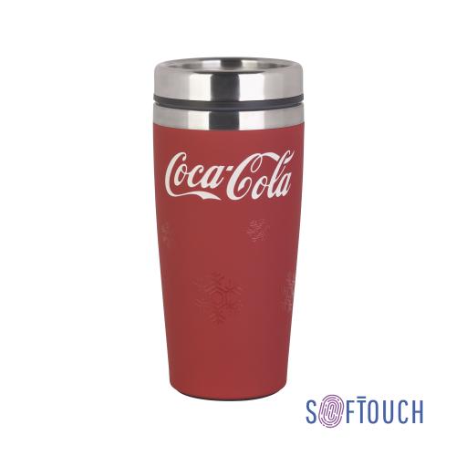 Термостакан "Эльбрус" с объемной UF печатью по окружности "Cola", покрытие soft touch, арт. 6355-4_UF - вид 1 из 3