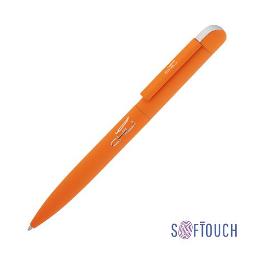 Ручка шариковая "Jupiter", покрытие soft touch, цвет оранжевый