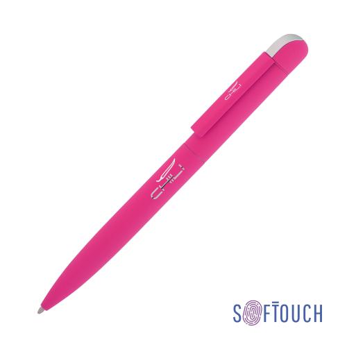 Ручка шариковая "Jupiter", покрытие soft touch, цвет фуксия