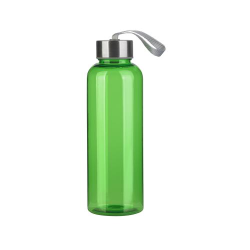 Бутылка для воды "H2O" 500 мл, цвет зеленое яблоко