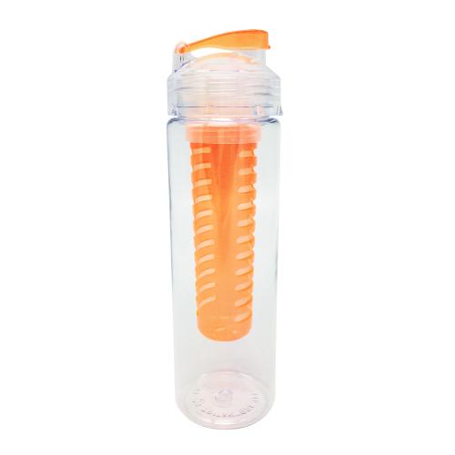 Бутылка для воды "Fruits" с емкостью для фруктов, 0,7 л, оранжевая, арт. 6341-10 - вид 1 из 5