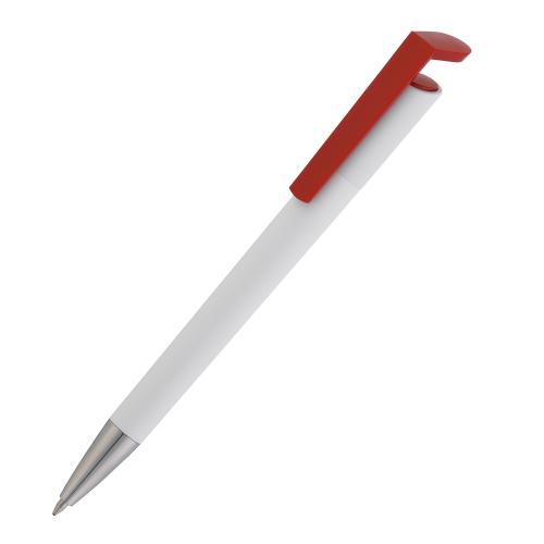 Ручка шариковая "Chuck", белый/красный, арт. 7404-1/4 - вид 1 из 4