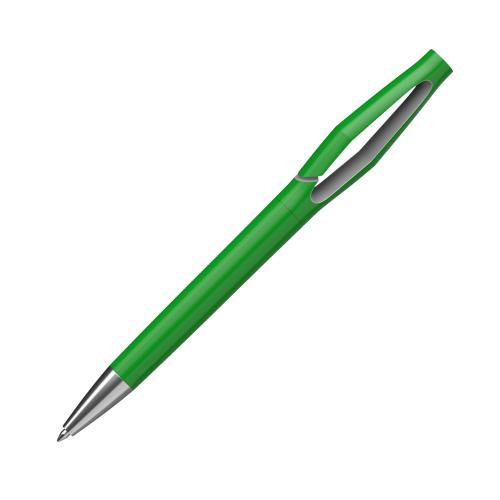 Ручка шариковая "Jack", оранжевый/серебро, цвет зеленый