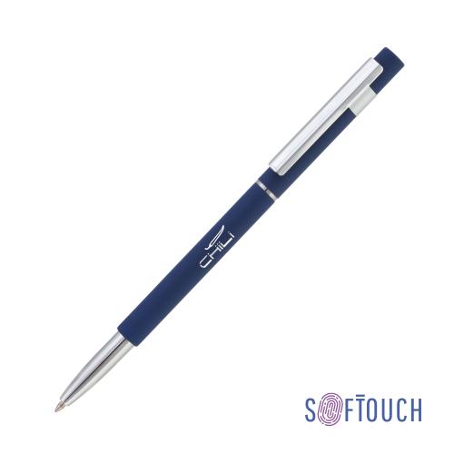 Ручка шариковая "Star", покрытие soft touch, цвет темно-синий