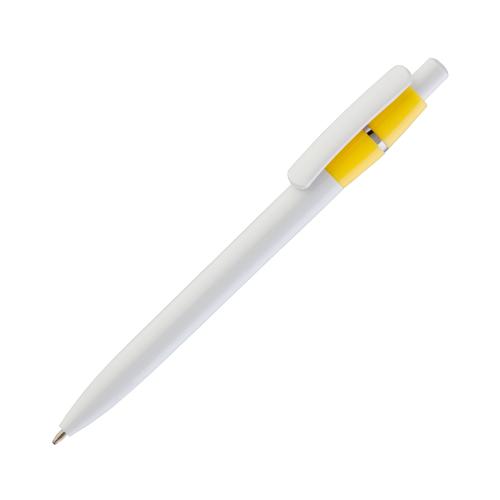 Ручка шариковая "Victoria", белая/желтая, арт. 2218-8 - вид 1 из 1