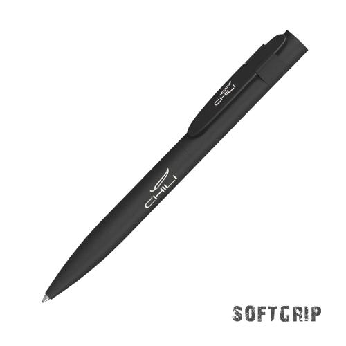 Ручка шариковая "Lip SOFTGRIP", цвет черный