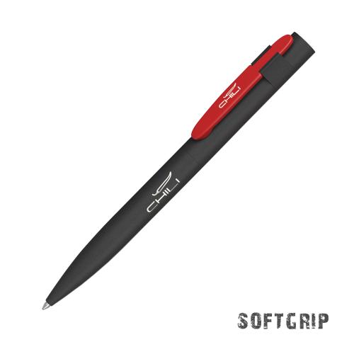 Ручка шариковая "Lip SOFTGRIP", черный/красный, арт. 6941-3/4S - вид 1 из 4