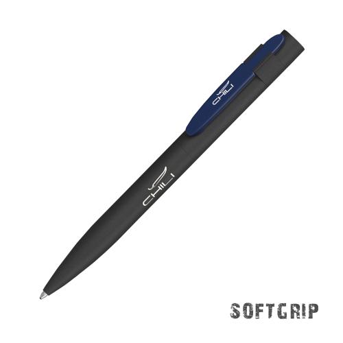 Ручка шариковая "Lip SOFTGRIP", цвет черный с синим