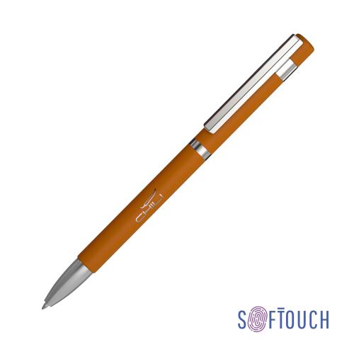 Ручка шариковая "Mars", оранжевый, покрытие soft touch, арт. 6833-10S - вид 1 из 4