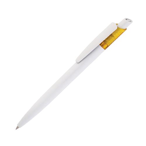 Ручка шариковая "Dallas", белая/желтая, арт. 2210-8 - вид 1 из 1