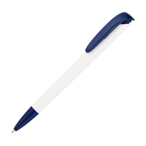 Ручка шариковая JONA, белый/темно-синий , арт. 41120-1/21 - вид 1 из 3