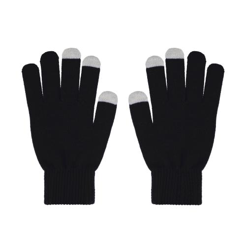 Перчатки мужские для работы с сенсорными экранами, черные, арт. 6767-3 - вид 1 из 1