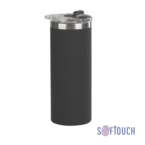 Термостакан "Хилтон", покрытие soft touch, 0,48л., черный, арт. 6380-3 - вид 1 из 5