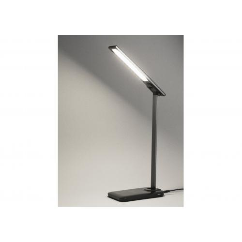 Лампа с беспроводным зарядным устройством "High Light", черная, арт. 9604-3 - вид 1 из 7