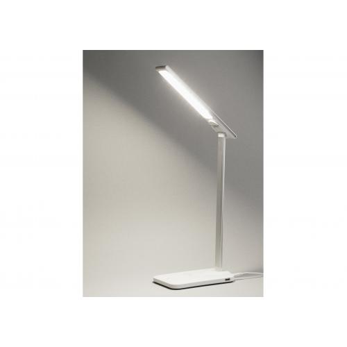 Лампа с беспроводным зарядным устройством "High Light", белая, арт. 9604-1 - вид 1 из 7