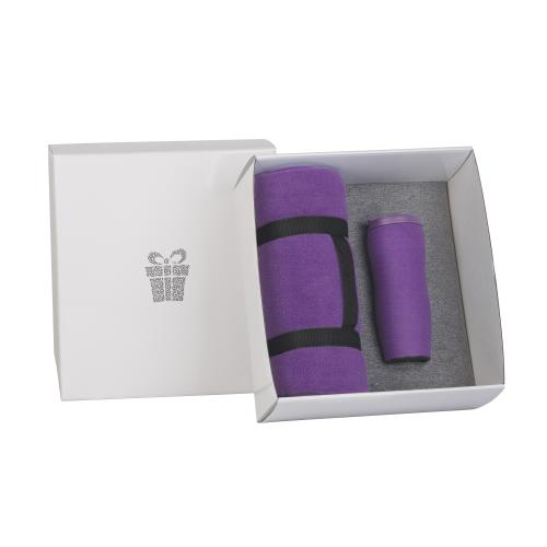 Набор подарочный "Нега", цвет фиолетовый