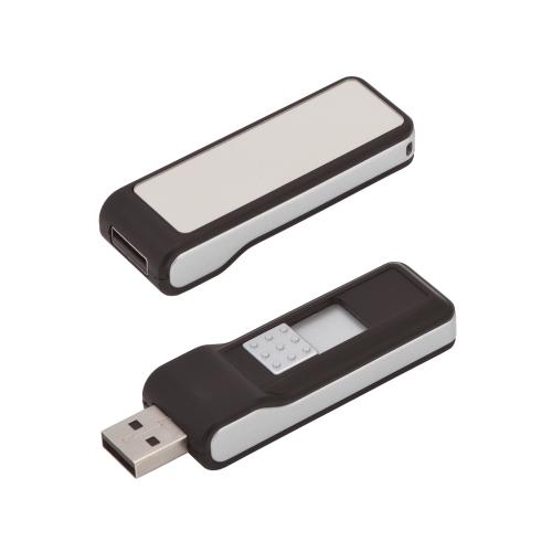 Флеш-карта "Зажигай" USB 8GB зеркальная со светящимся логотипом, арт. 8811/8GB - вид 1 из 3