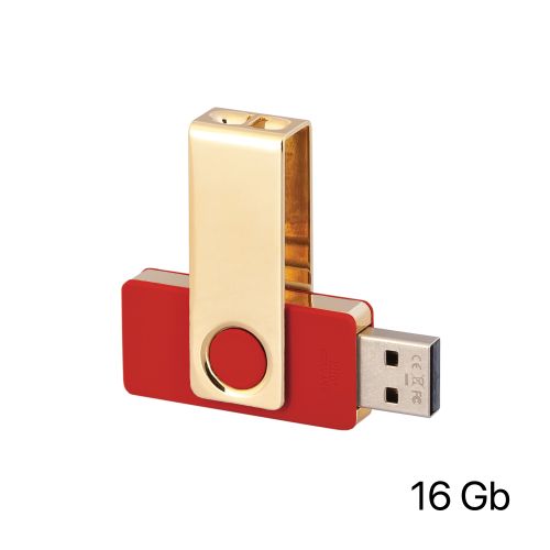 Флеш-карта TWISTA MGG, 16Гб, красный, арт. KP113-4/16Gb - вид 1 из 1