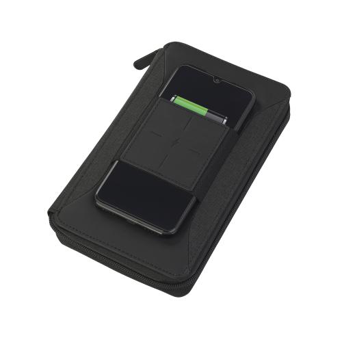 Дорожный органайзер с беспроводным зарядным устройством 4000 mAh, черный, арт. 7422-3 - вид 1 из 6