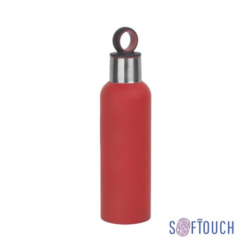 Термобутылка "Силуэт", покрытие soft touch, 0,5 л., красная, арт. 7805-4 - вид 1 из 5