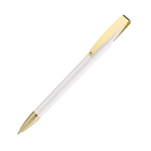 Ручка шариковая COBRA MMG, белый/золотистый, арт. 41038-1 - вид 1 из 2