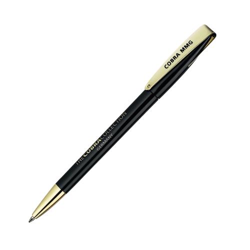 Ручка шариковая COBRA MMG, черный/золотистый, арт. 41038-3 - вид 1 из 2