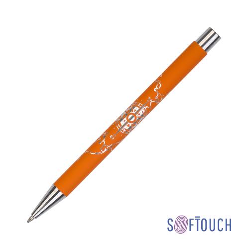 Ручка шариковая "Aurora", покрытие soft touch, цвет оранжевый