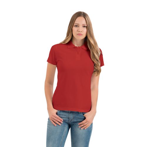 Поло женское ID.001/women, красное/red, размер XL, арт. 3634-4 - вид 1 из 3