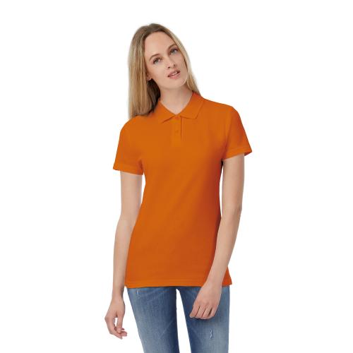 Поло женское ID.001/women, оранжевое/orange, размер XL, арт. 3634-10 - вид 1 из 3