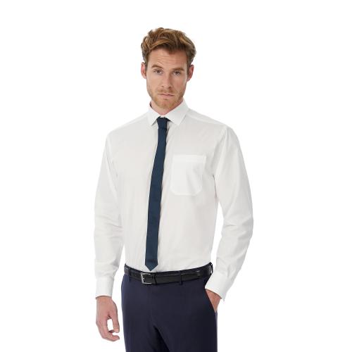 Рубашка мужская с длинным рукавом Heritage LSL/men, белая/white, размер S, арт. 3791-1 - вид 1 из 4