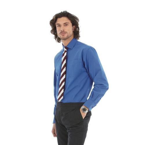 Рубашка мужская с длинным рукавом Heritage LSL/men, синяя/blue chip, размер S, арт. 3791-455S - вид 1 из 4