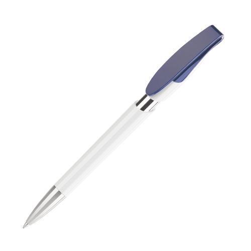 Ручка шариковая RODEO M, цвет белый с синим