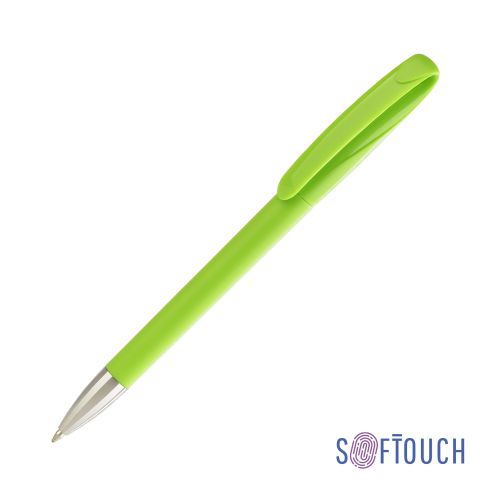 Ручка шариковая BOA SOFTTOUCH M, покрытие soft touch, цвет зеленое яблоко