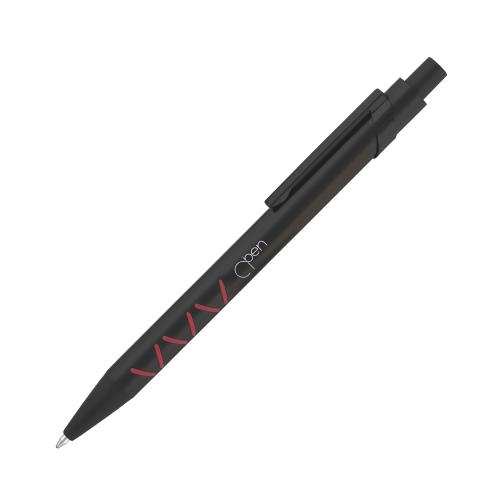 Ручка шариковая "Will", цвет черный с красным