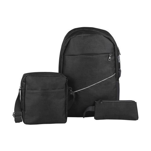 Набор "TRIO" 3в1: рюкзак, сумка, несессер, арт. 7442-3 - вид 1 из 8