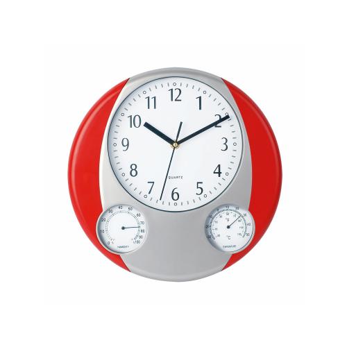 Часы настенные, красный, арт. 2106-4 - вид 1 из 6