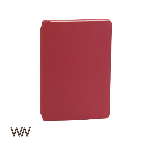 Ежедневник недатированный "Альба", формат А5, гибкая обложка, цвет красный