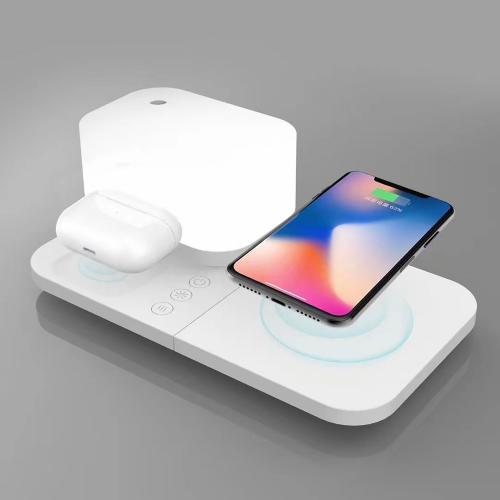 Настольная беспроводная (15W) зарядная станция  "Smart Base" с увлажнителем и лампой, арт. 7146-1 - вид 1 из 7