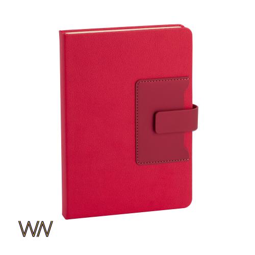 Ежедневник недатированный "Монти", формат А5, цвет красный